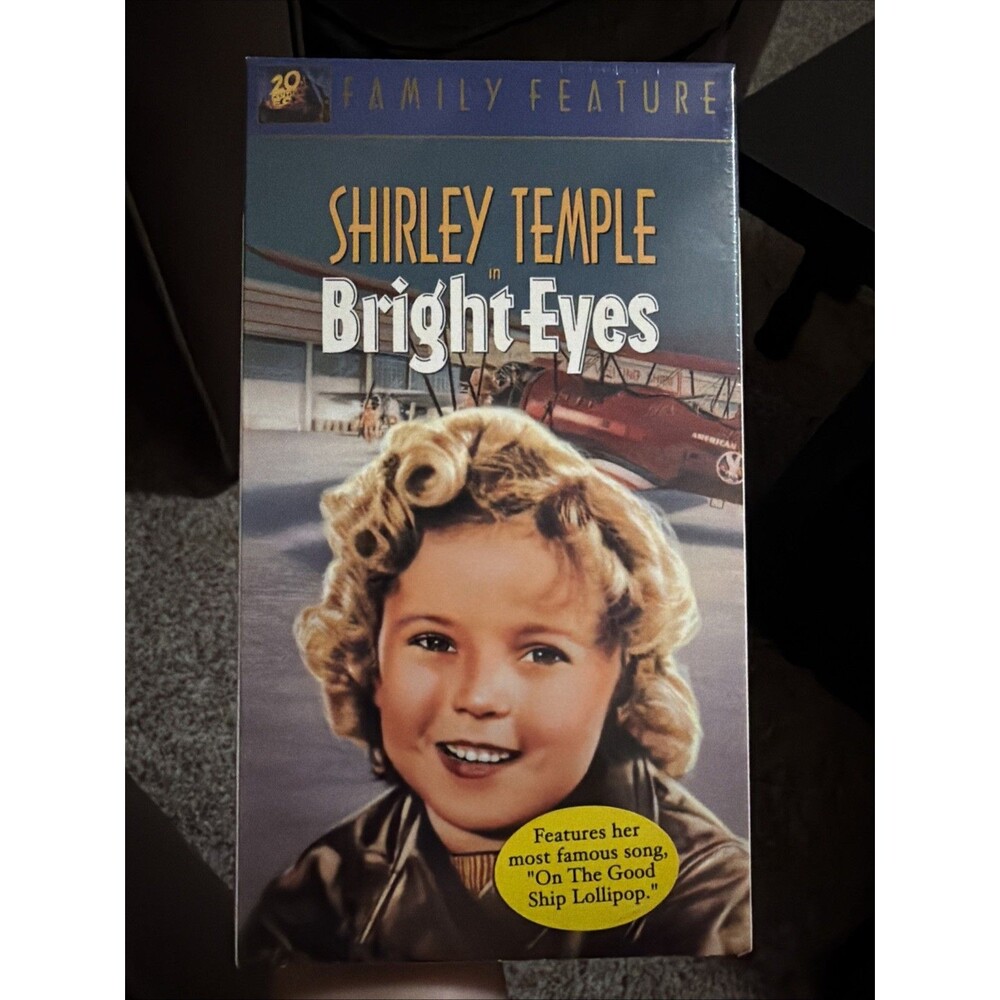 Bright Eyes - Shirley Temple (VHS, 2001 Colorized Edition) - Brand New Sealed
